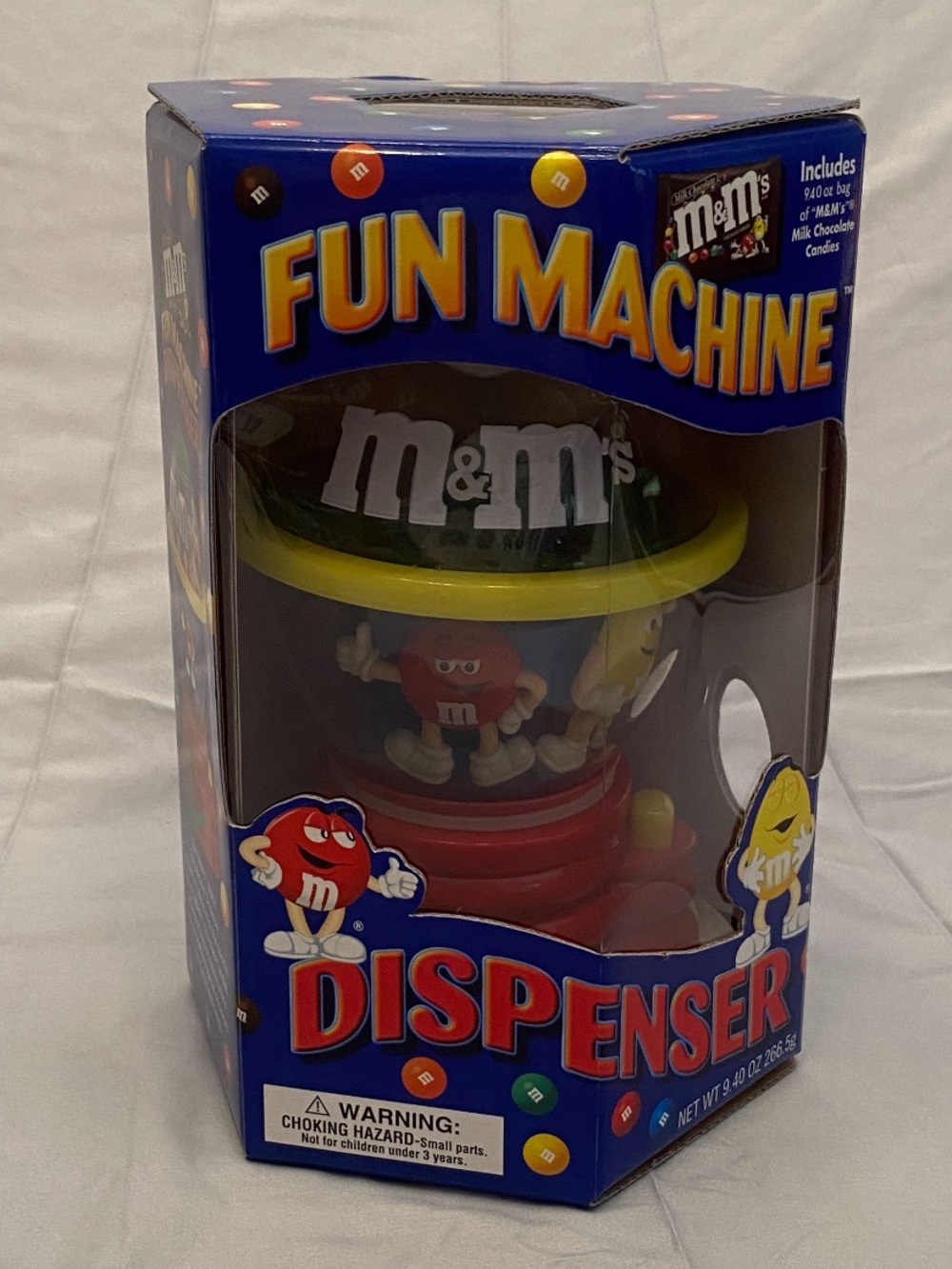 M&M's Fun Machine Dispenser - Blue/Red/Yellow